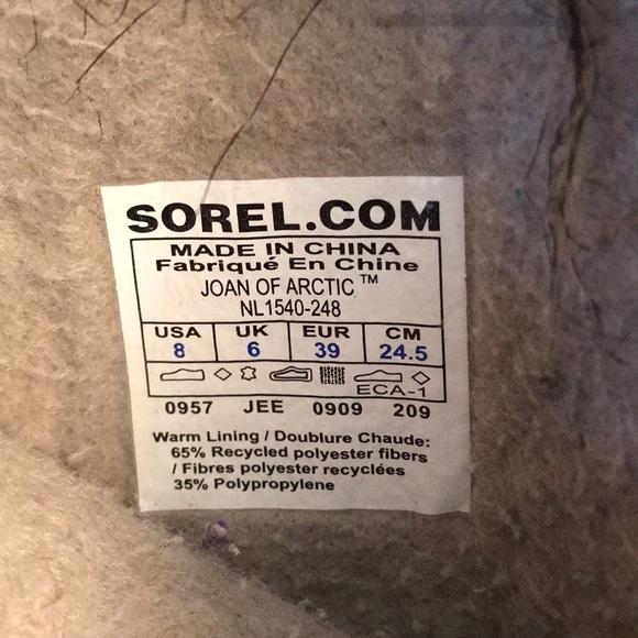 Sorel ‘Joan of Arc’ waterproof winter boots - Picture 5 of 7